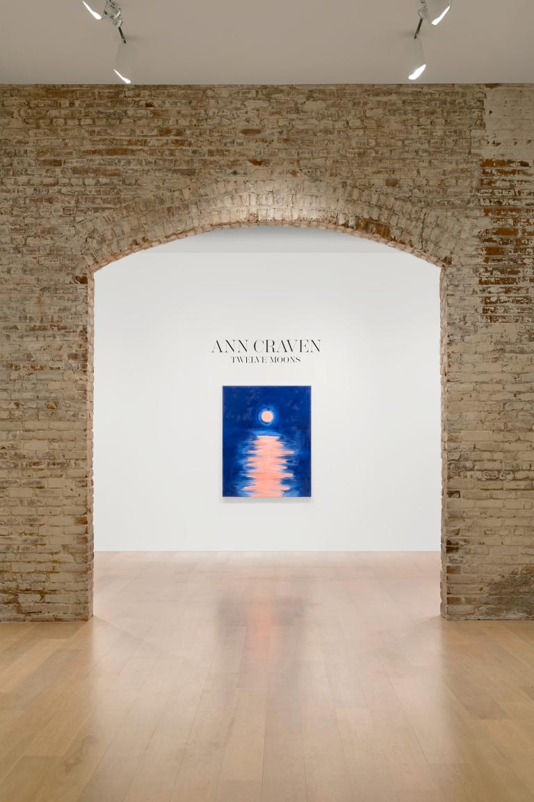installation view of Ann Craven exhibition