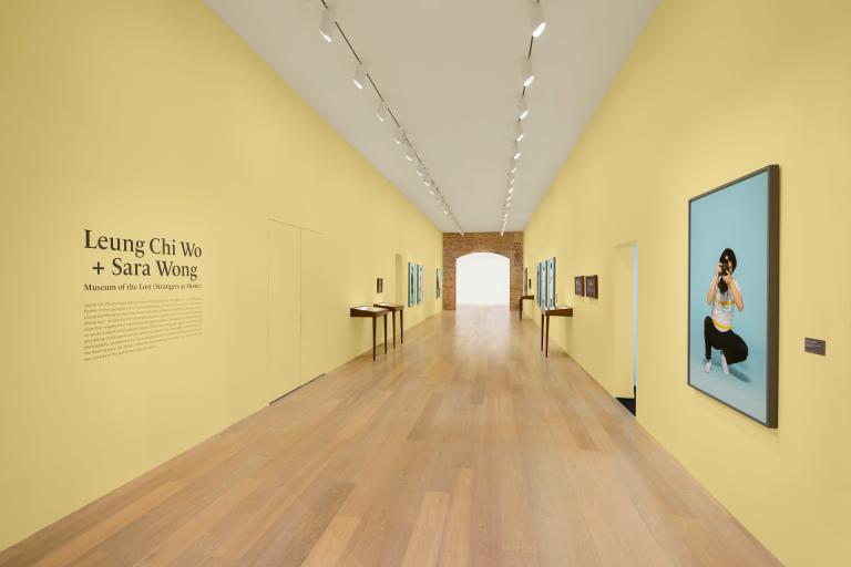 Installation view of Leung Chi Wo + Sara Wong exhibition