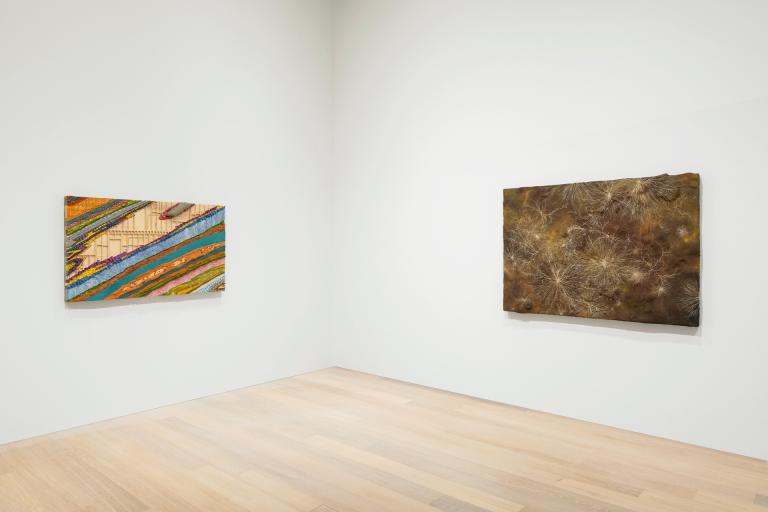 Installation view of Roxy Paine exhibition