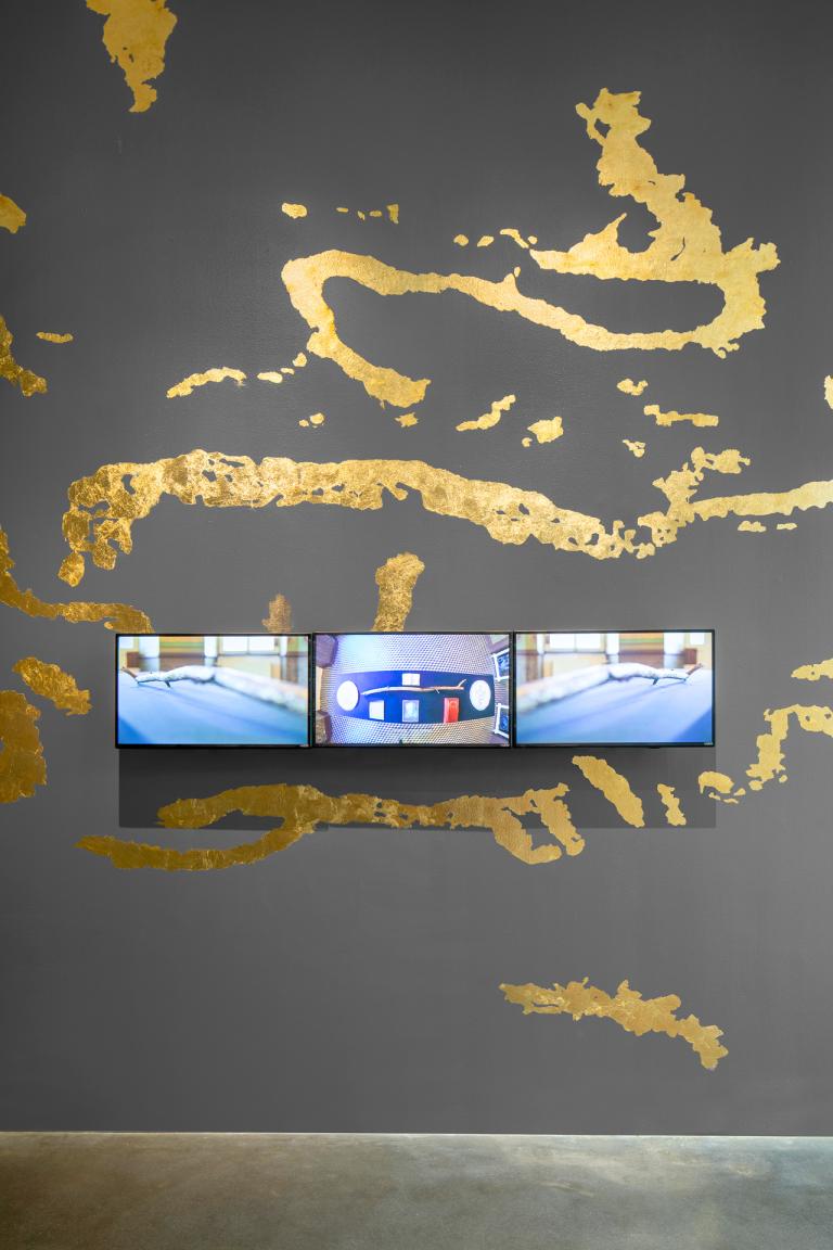 Installation view of Jagrut Raval exhibition