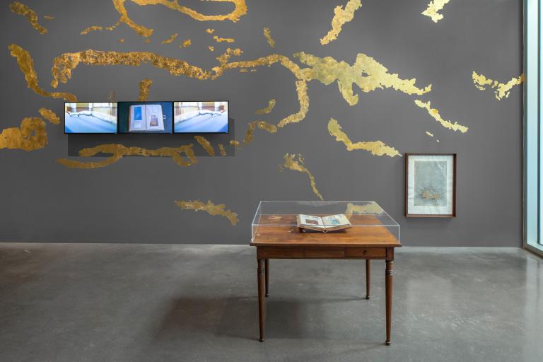 Installation view of Jagrut Raval exhibition