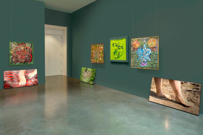 Installation view of Johana Moscoso exhibition