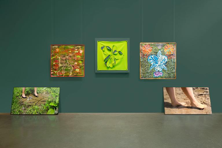 Installation view of Johana Moscoso exhibition