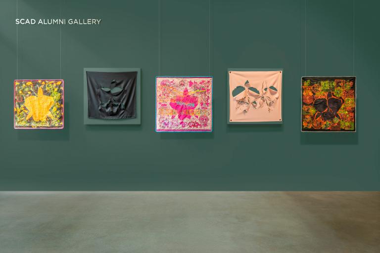 Installation view of Johana Moscoso exhibition