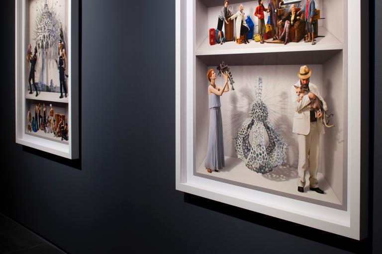 installation view of Inverso Mundus exhibition