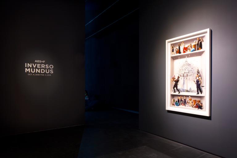 installation view of Inverso Mundus exhibition