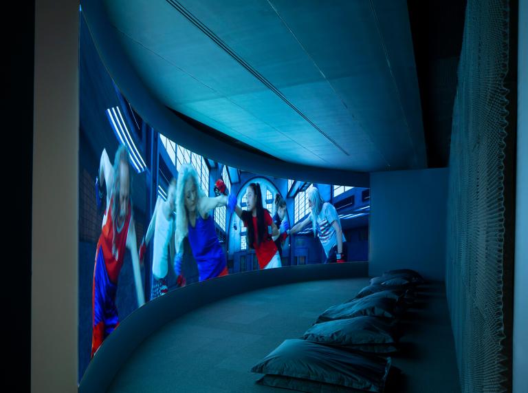 installation view of Inverso Mundus exhibition