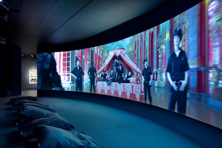 installation view of Inverso Mundus exhibition