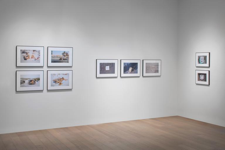 installation view of Elaine Mayes exhibition