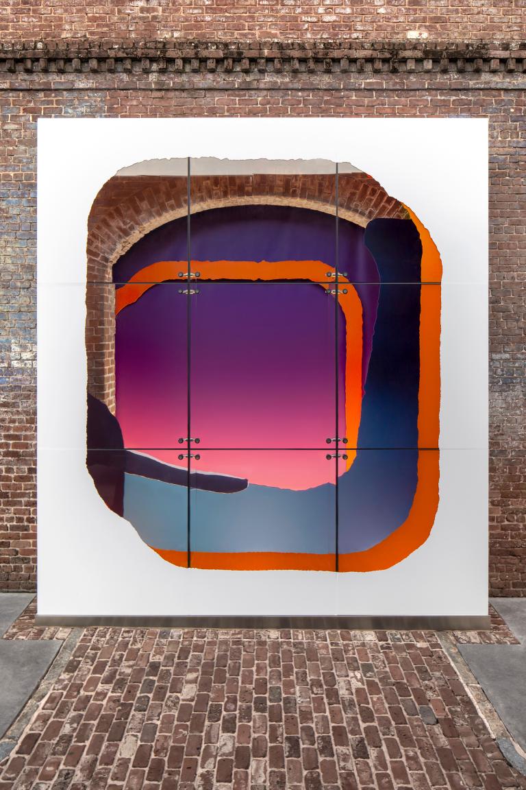 installation view of Guillermo Mora exhibition