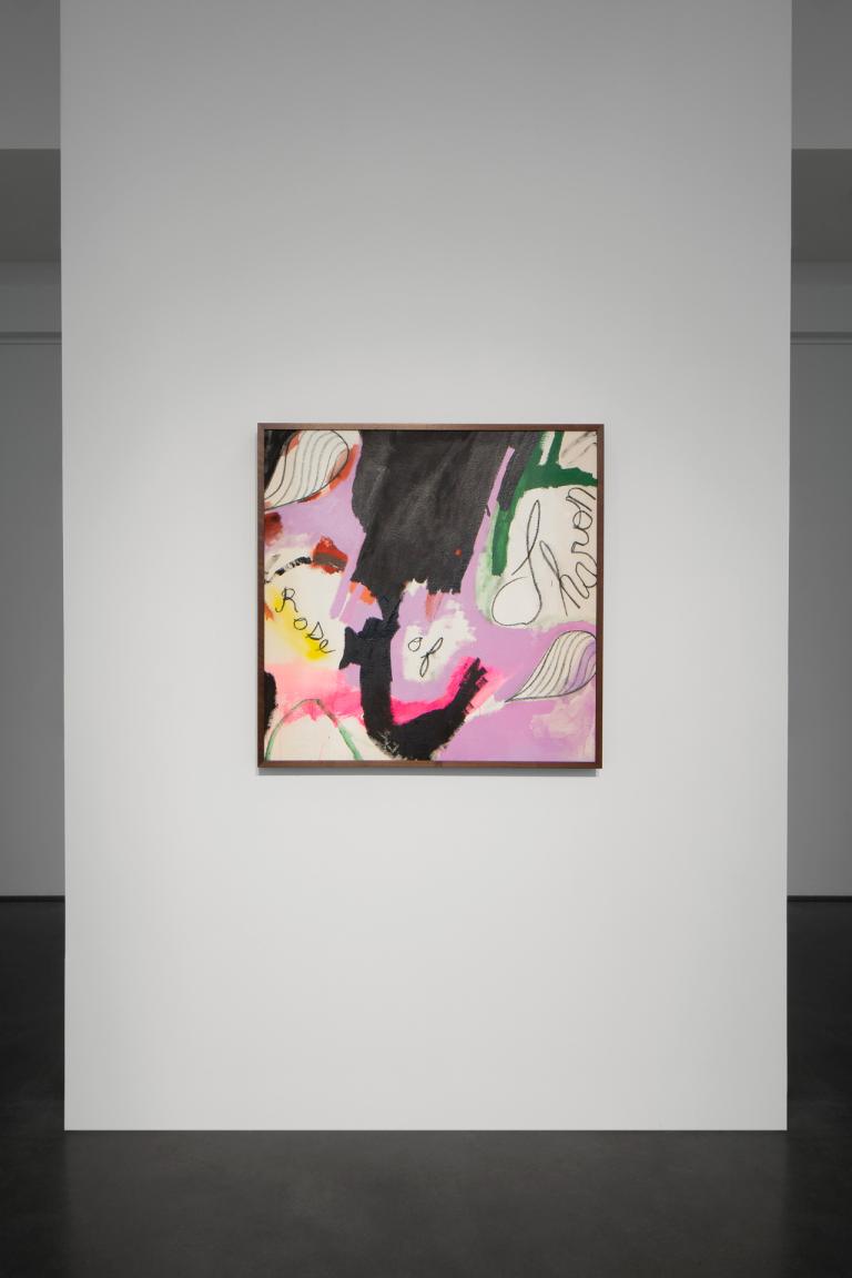installation view of Hasani Sahlehe exhibition