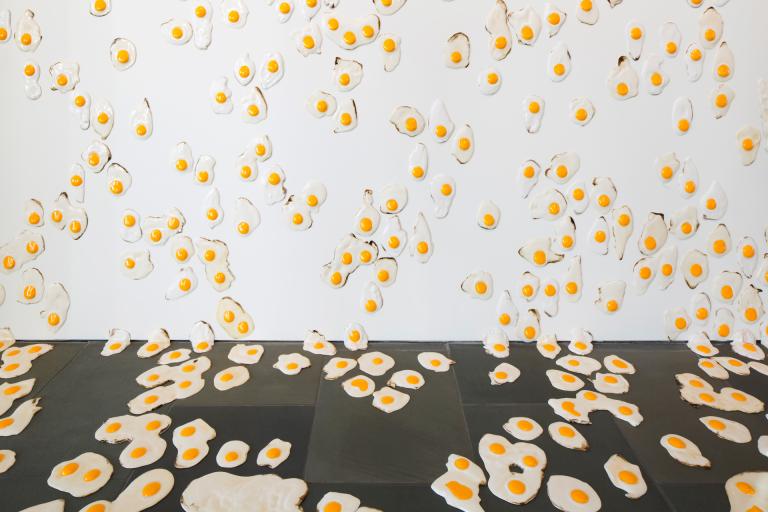 installation view of Christopher Chiappa exhibition