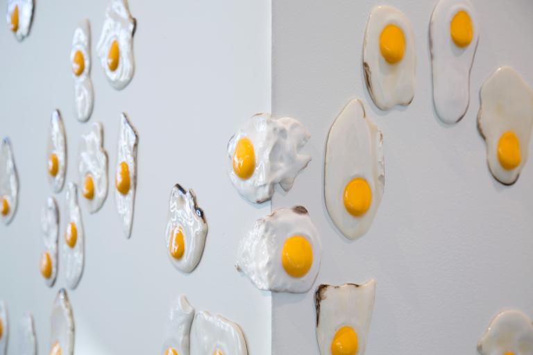 installation view of Christopher Chiappa exhibition