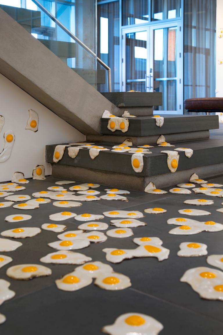 installation view of Christopher Chiappa exhibition