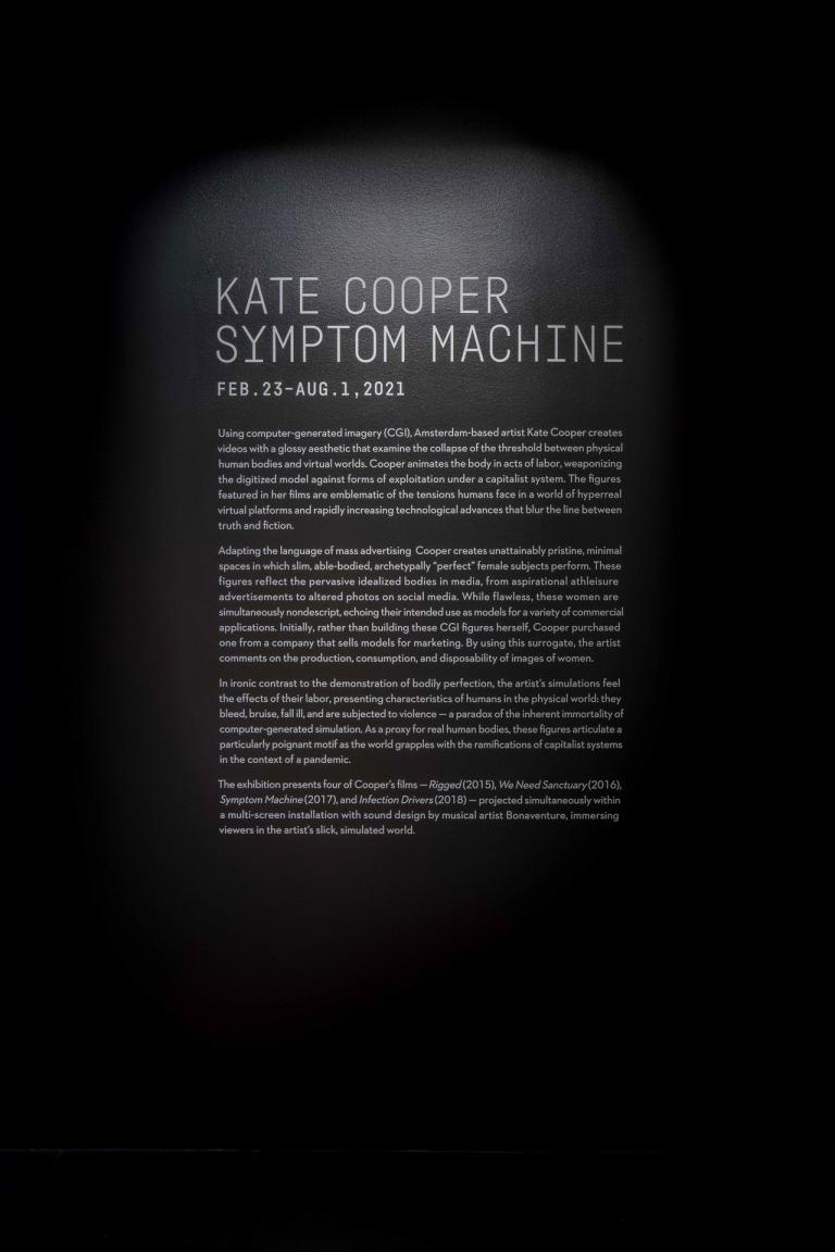 Installation image of Kate Cooper exhibition