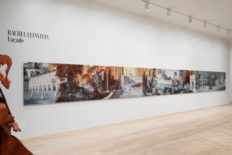 Installation image of Rachel Feinstein exhibition
