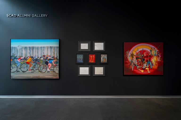 Installation view of Maggie Ellis exhibition