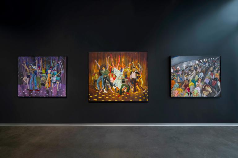 Installation view of Maggie Ellis exhibition