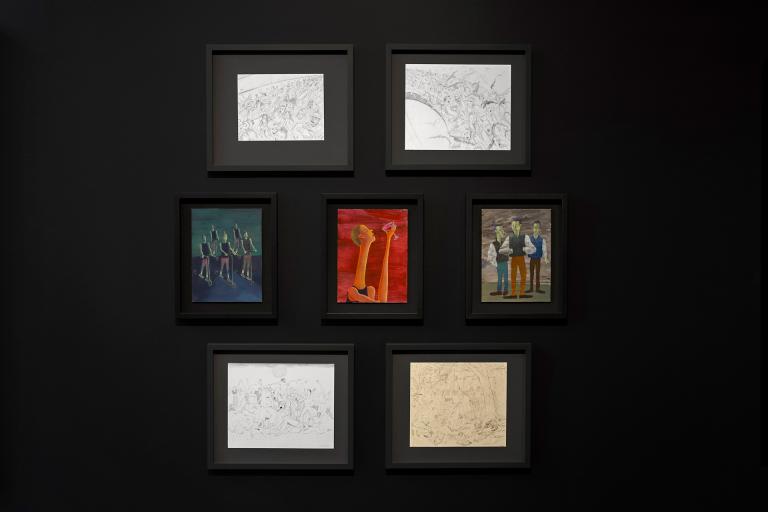 Installation view of Maggie Ellis exhibition