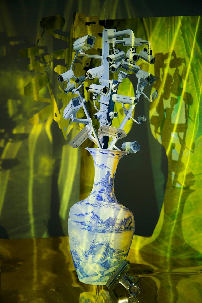 Xiwen Zhu, "Home Vase," 2021, archival pigment print, 30 x 45 in., edition 1 of 5. Courtesy of the artist. "Home Vase" by Xiwen Zhu