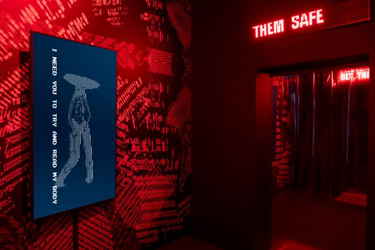 installation view of Danielle Brathwaite-Shirley exhibition