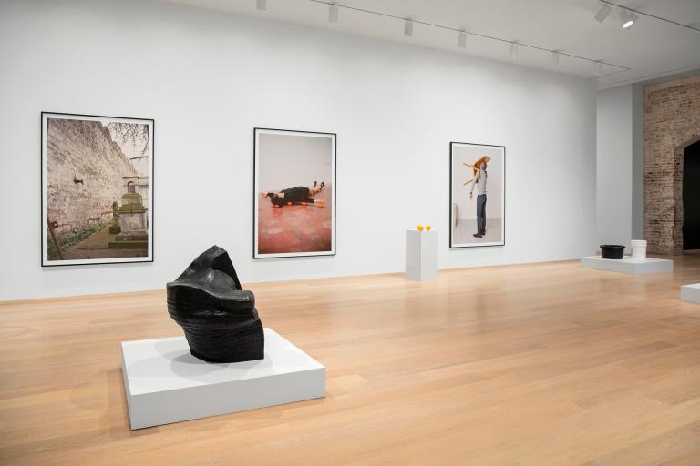 installation view of Erin Wurm exhibition
