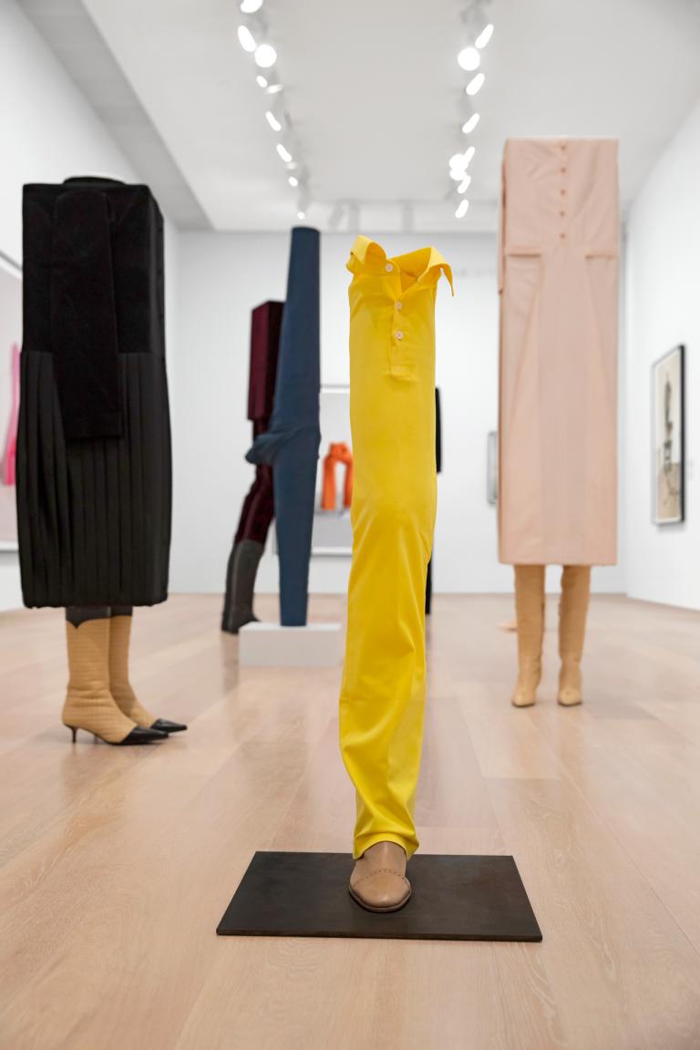 installation view of Erin Wurm exhibition