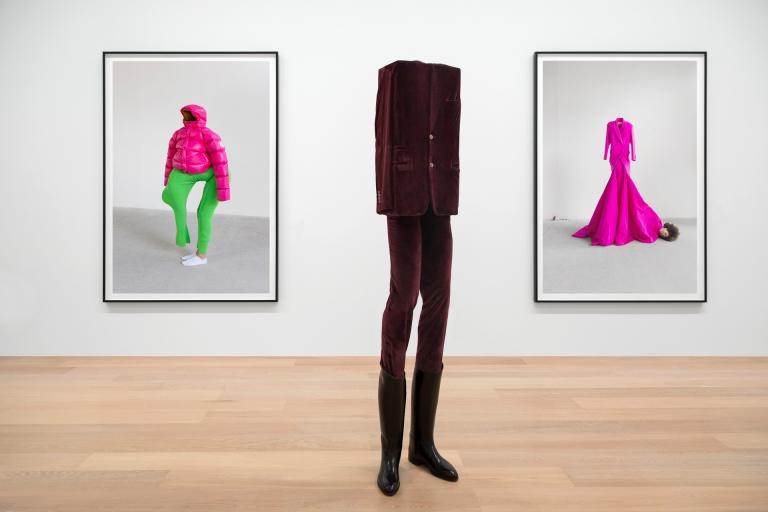 installation view of Erin Wurm exhibition