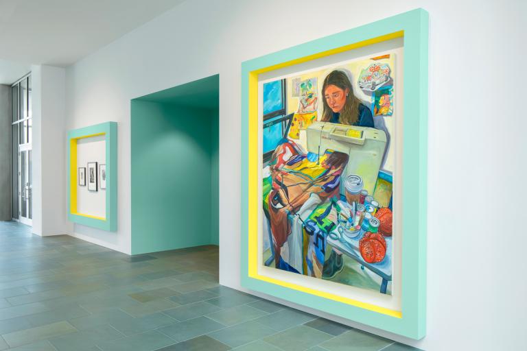Installation view of Likewise exhibition