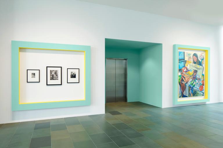 Installation view of Likewise exhibition