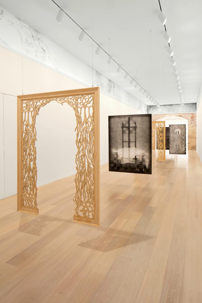 installation view of Cindy Ji Hye Kim exhibition