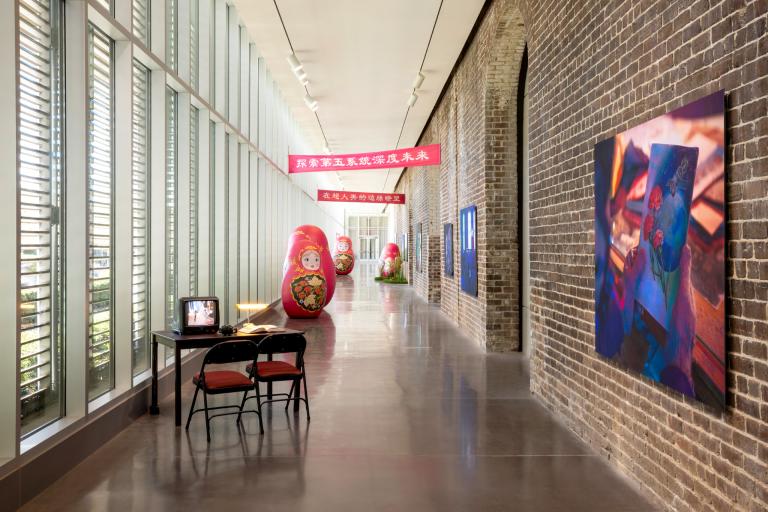 Installation view of Cao Fei exhibition