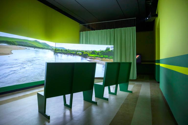 Installation view of Cao Fei exhibition