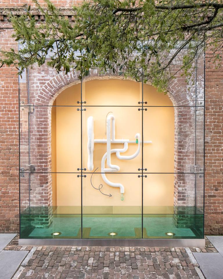 Installation view of Holly Hendry exhibition