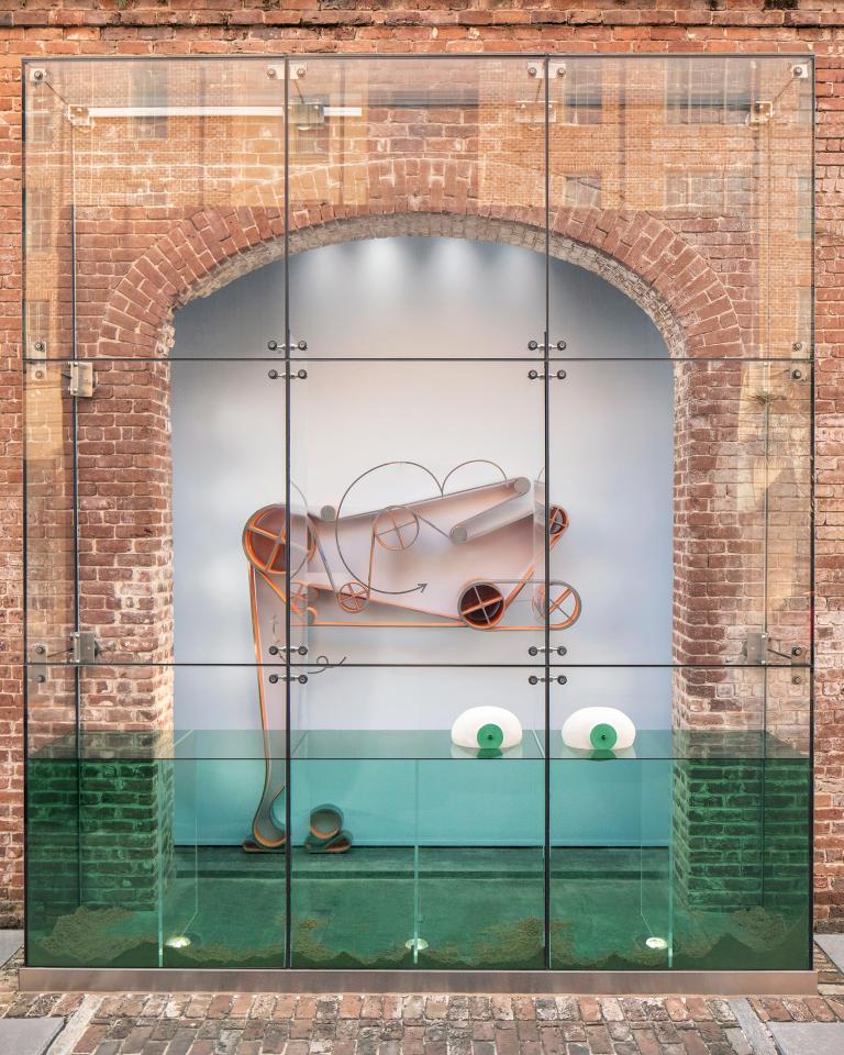 Installation view of Holly Hendry exhibition