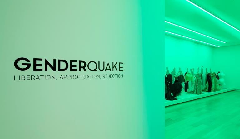 installation view of Genderquake exhibition
