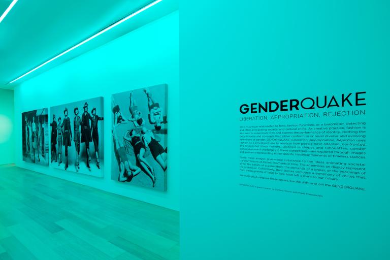 installation view of Genderquake exhibition