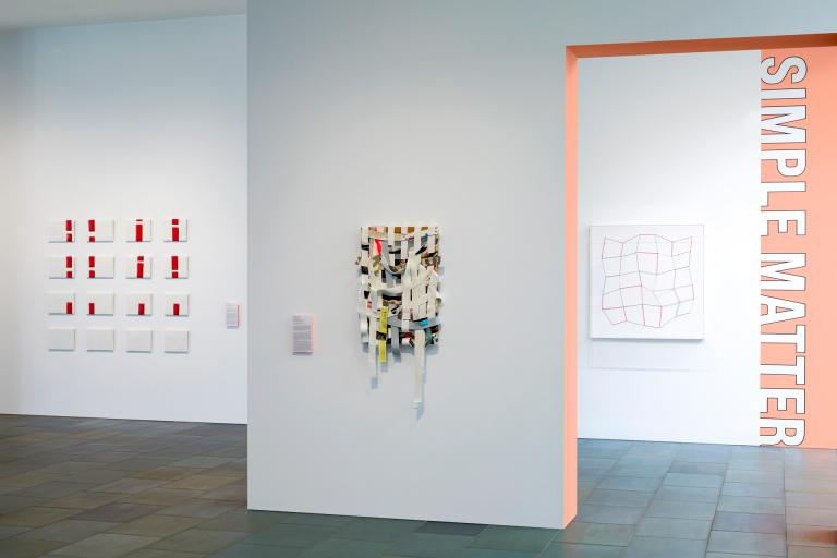 Installation view of No Simple Matter exhibition 