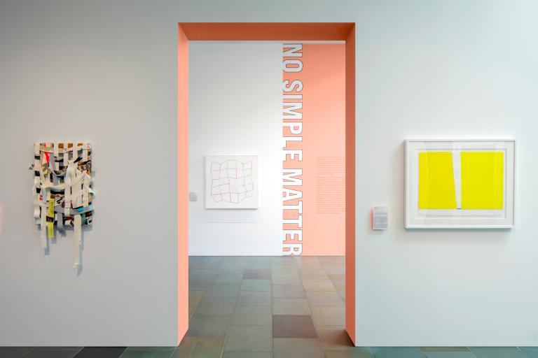 Installation view of No Simple Matter exhibition 