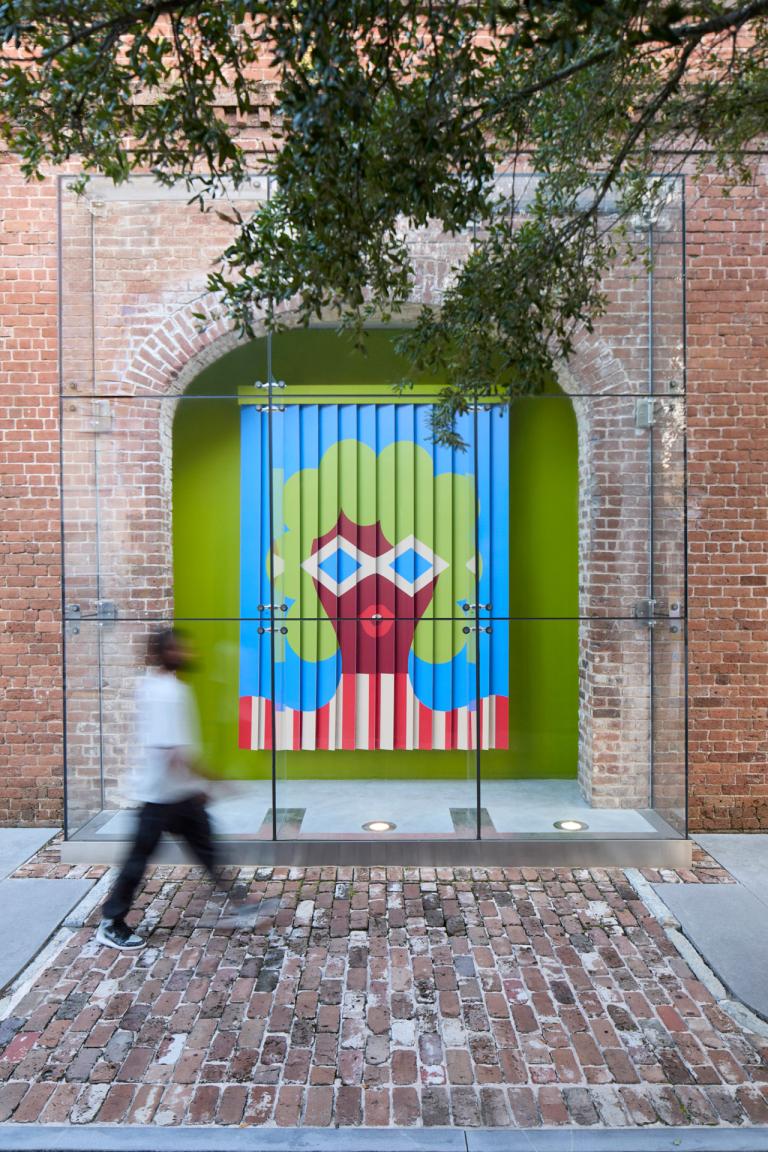 installation view of Olimpia Zagnoli exhibition