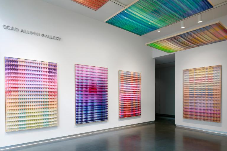 installation view of Anya Molyviatis exhibition