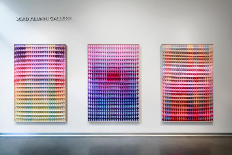 installation view of Anya Molyviatis exhibition