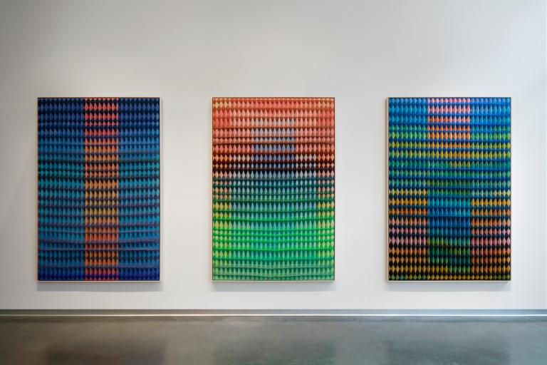 installation view of Anya Molyviatis exhibition