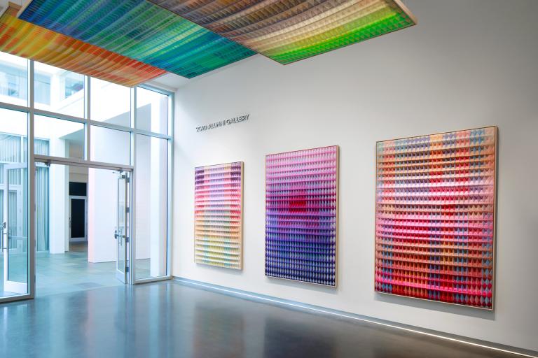 installation view of Anya Molyviatis exhibition