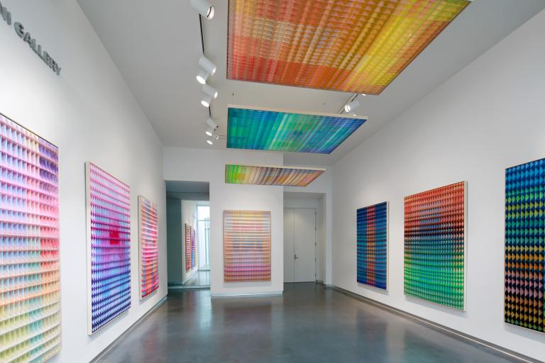 installation view of Anya Molyviatis exhibition