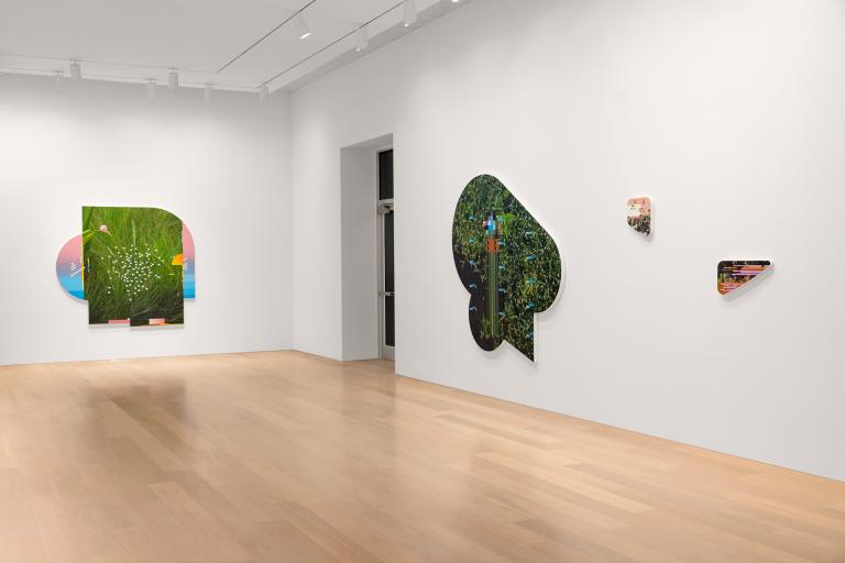 installation view of Thukral and Tagra exhibition