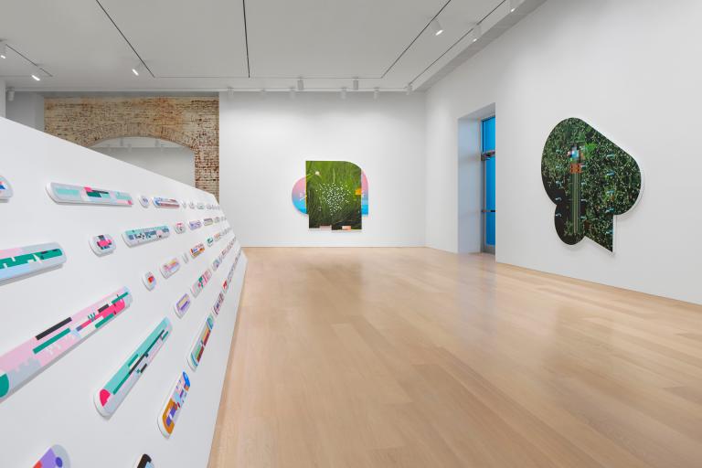 installation view of Thukral and Tagra exhibition