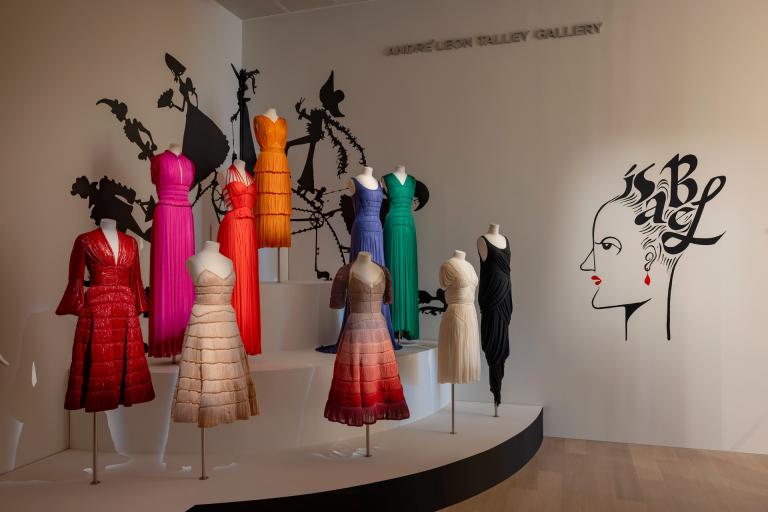 installation view of Isabel Toledo exhibition