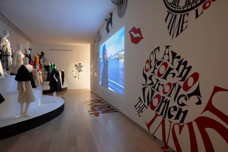 installation view of Isabel Toledo exhibition