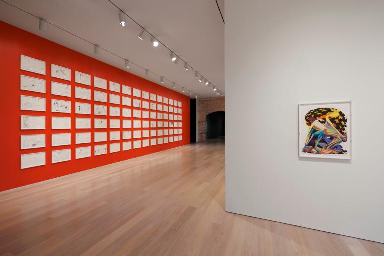 installation view of christina quarles exhibition